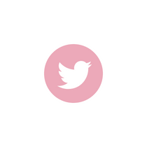 Pictogramme Twitter Rose Totally